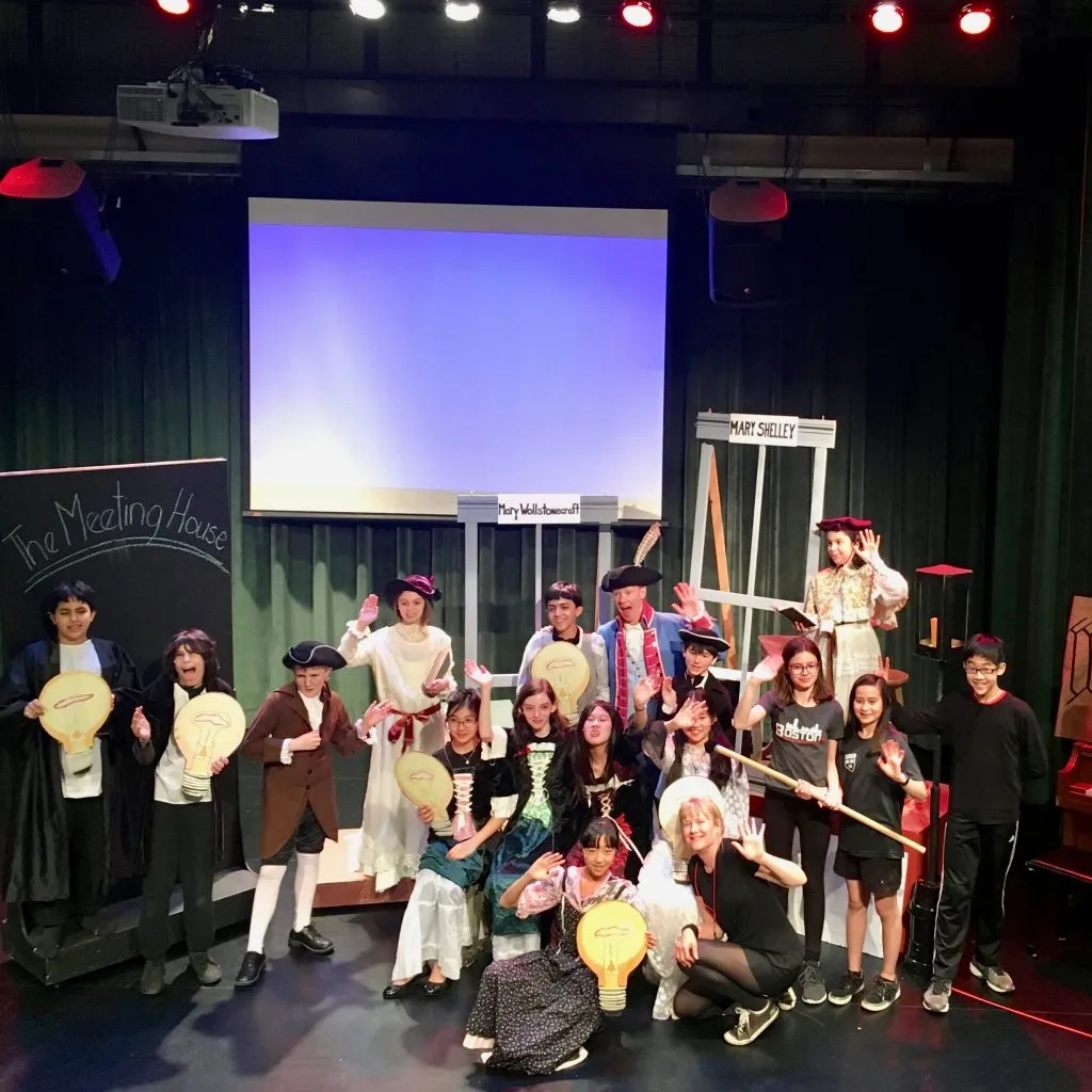 A Sovereign Arts cast on stage